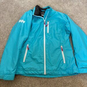 Helly Hansen Women's Jacket Light Blue Size Large Outdoor Winter Ski Skiing